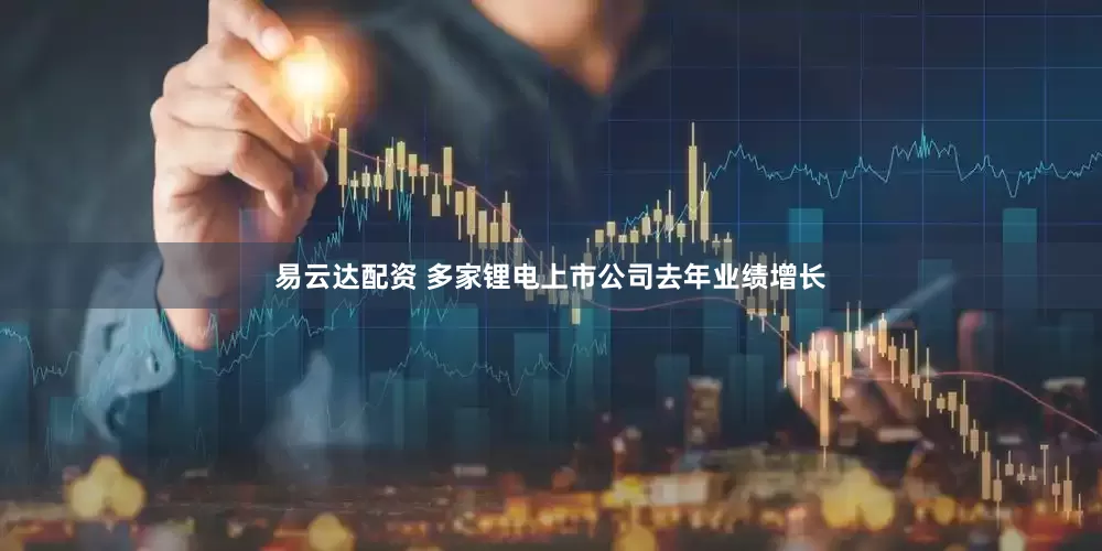 易云达配资 多家锂电上市公司去年业绩增长