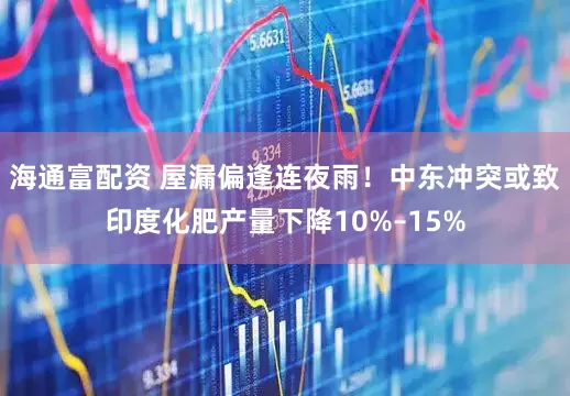 海通富配资 屋漏偏逢连夜雨！中东冲突或致印度化肥产量下降10%–15%